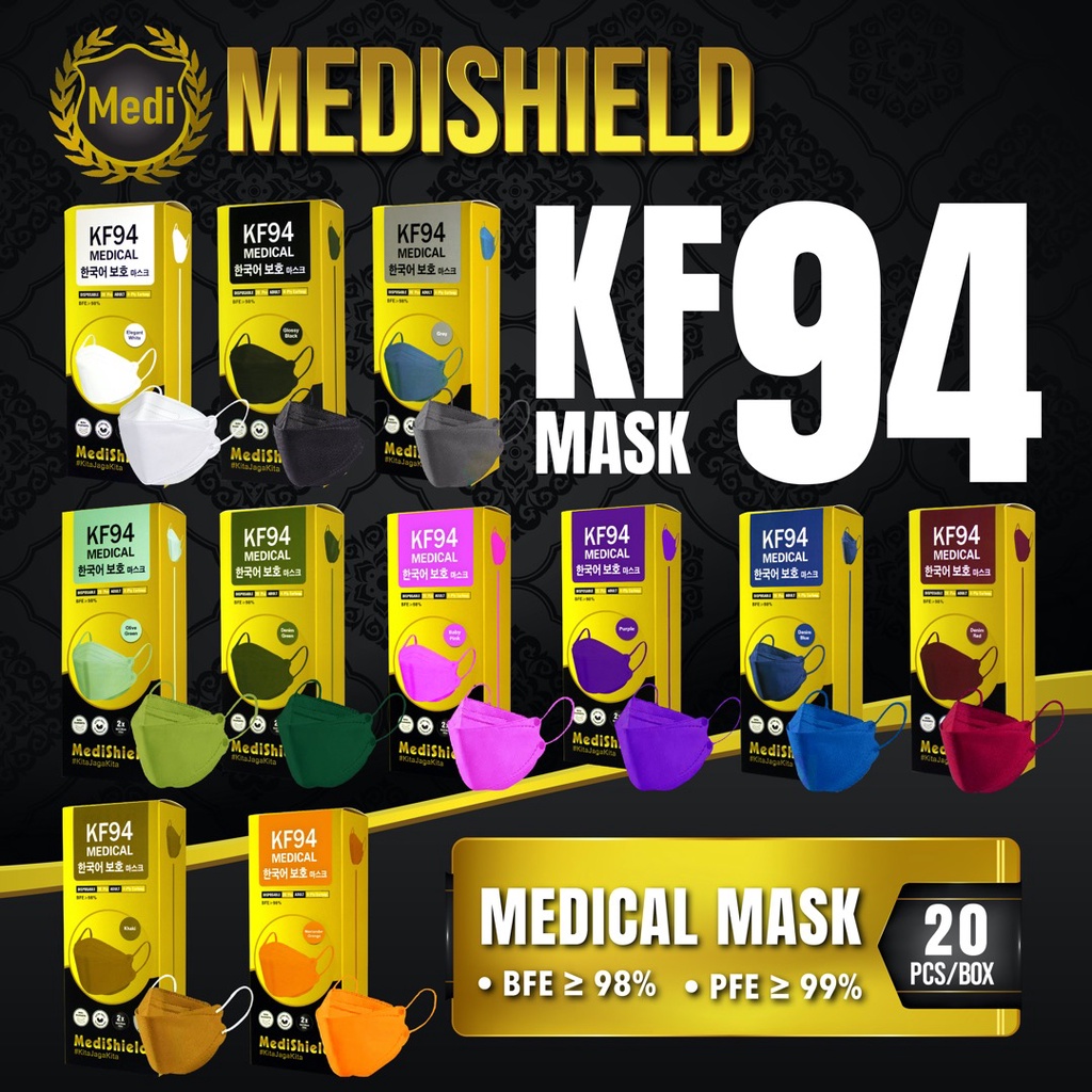 [MALAYSIA READY STOCK] Kf94 Mask Face Mask Kf94 4ply Medical Face Mask ...