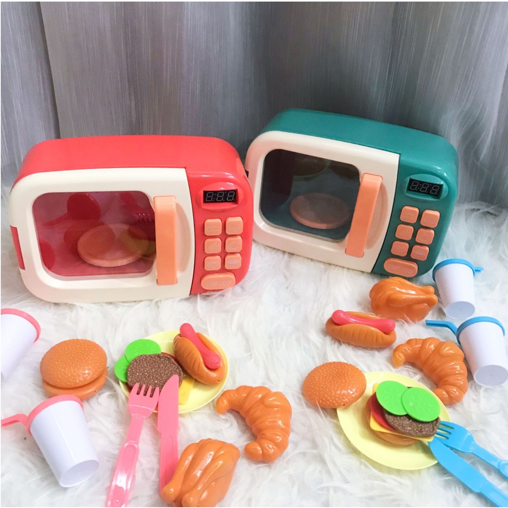 play kitchen with microwave sounds