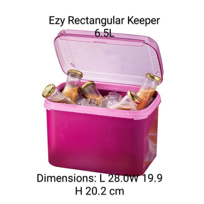 Tupperware Ezy Rectangular Keeper 6.5L (1PC) | Shopee Malaysia