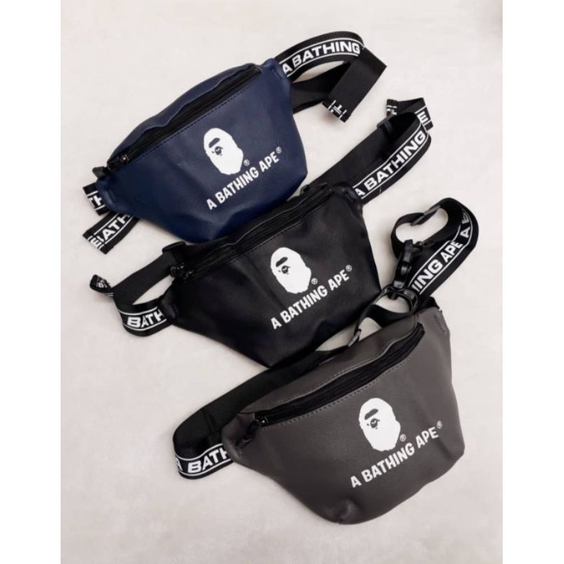 harga waist bag bape
