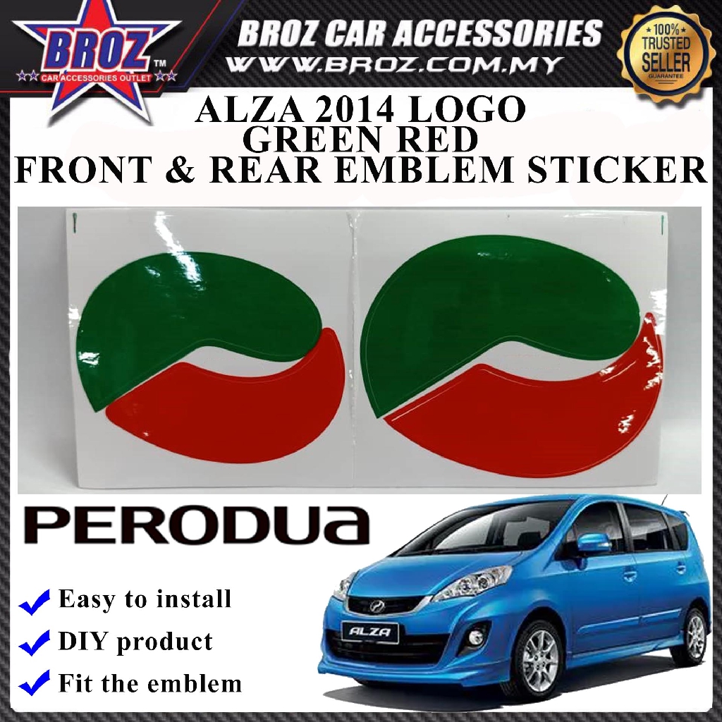 Perodua Alza / Axia / Bezza / Myvi Front and Rear Logo 