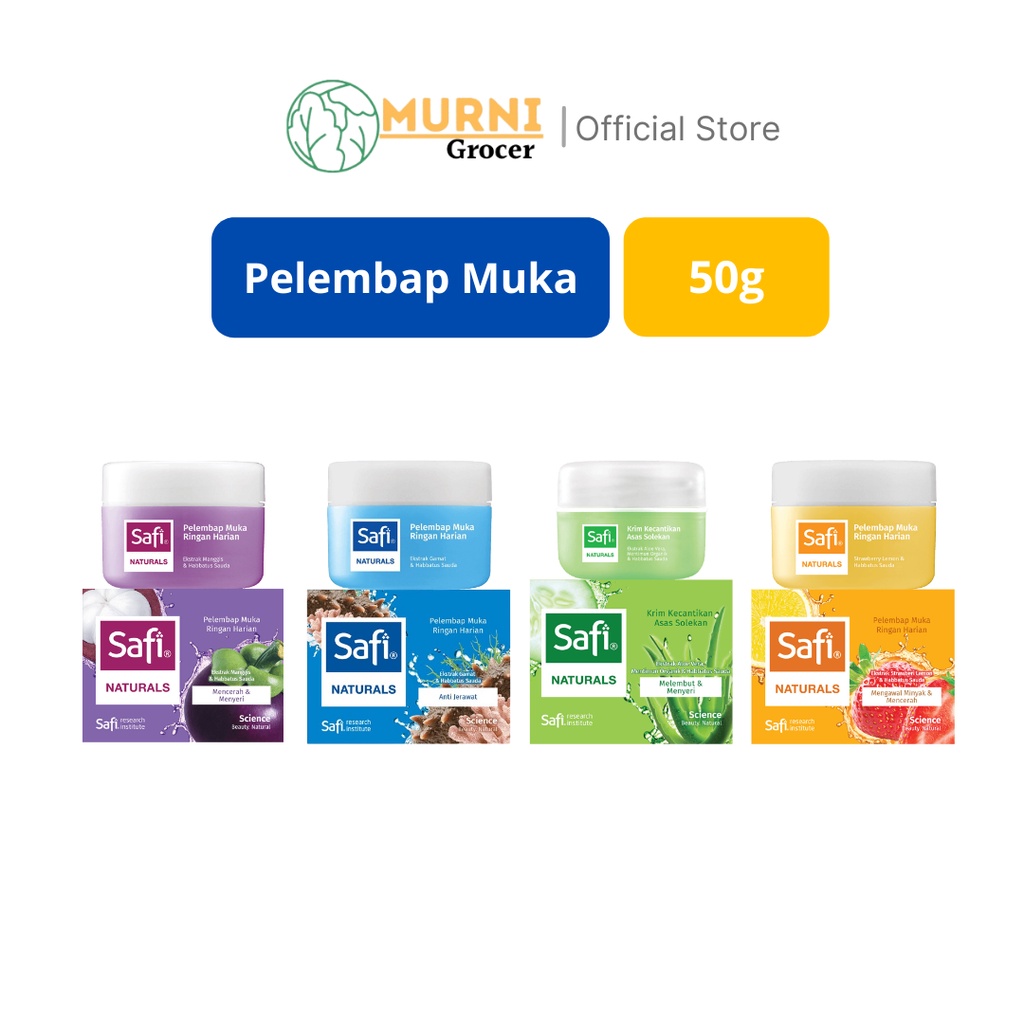 Safi Naturals Face Moisturizer / Pelembap Muka Mangosteen / Gamat