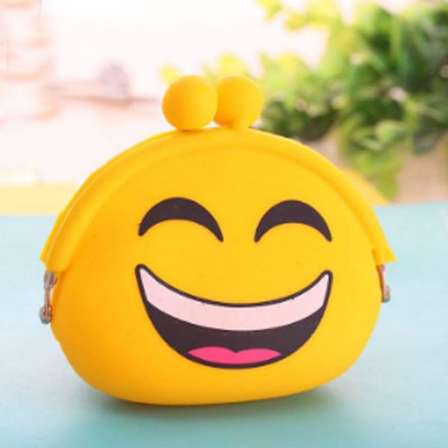 Cute Smiling Face Silica Gel Coin Bag RM10 Size 10 x 7cm