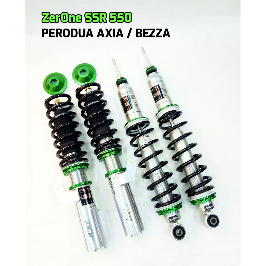 PERODUA AXIA / BEZZA - ZERONE SSR550 FULLY ADJUSTABLE 
