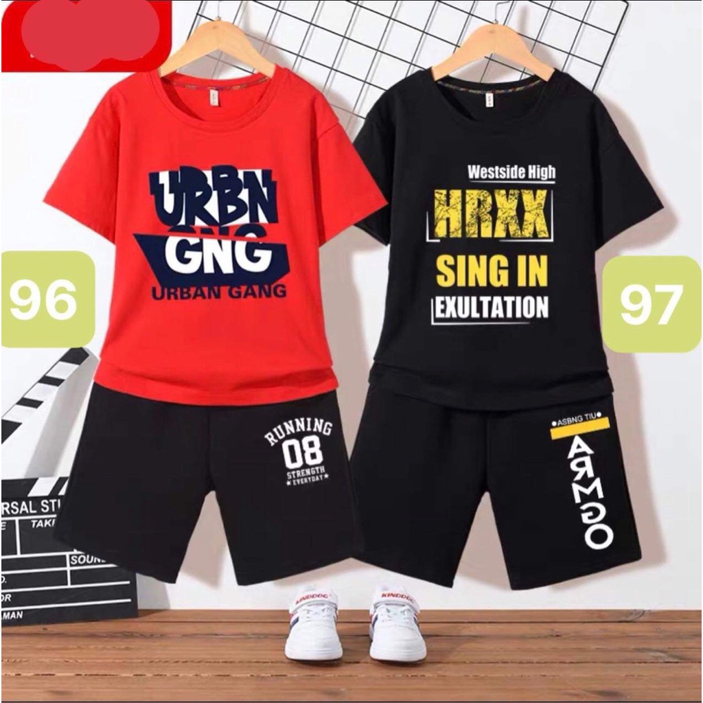 Hiphop Sports Clothes For Boys Code 96, 97 For Children 514 Years Old