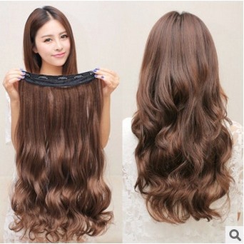 Long Curl Curly Wavy Hair Extensions Curl Hairpiece Shopee Malaysia