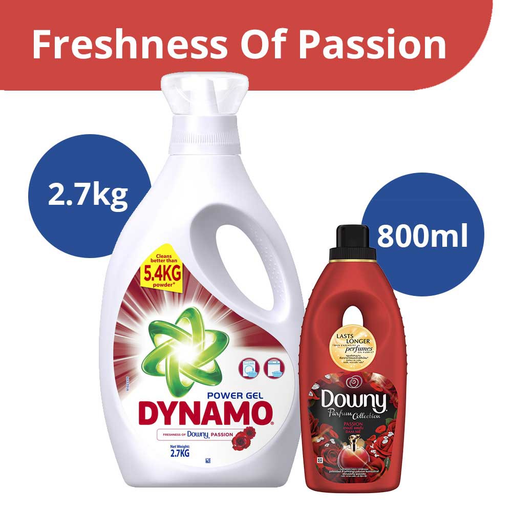 Dynamo Power Gel Detergent + Downy Fabric Softener Shopee Malaysia