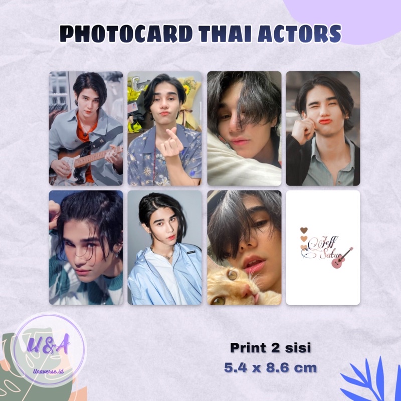 [SET] Photocard Bible Build Apo Jeff Mile Bright Win KINNPORSCHE GMMTV Thai Actor