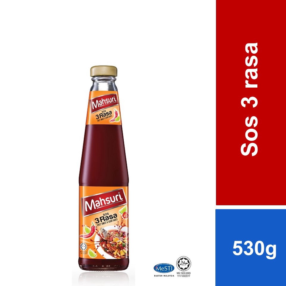 Mahsuri Sos Tiga Rasa 530g Shopee Malaysia