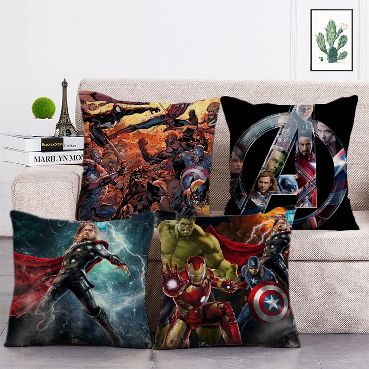 Back Cushion Superhero Bolster 5 45x45cm Spider Man Personality