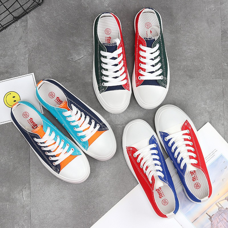 color canvas shoes