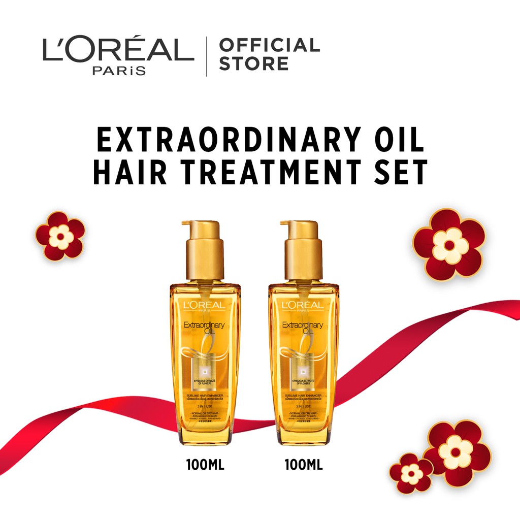 L'Oreal Paris Elseve Extraordinary Oil Hair Treatment Set Gold (100ml