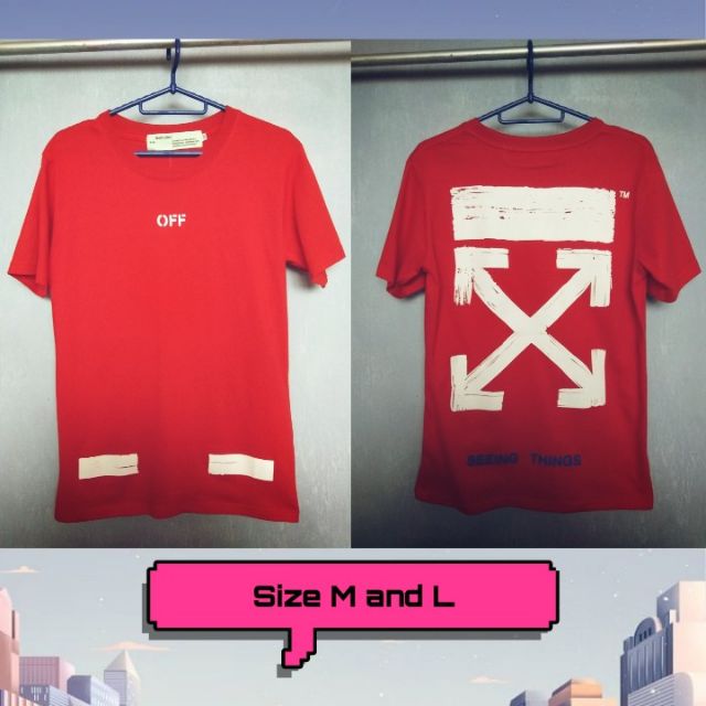 svar komplet animation 🆕 Off-White Red Brushed Tee Readystock 🆕 ❌Bukan Pre-order❌ | Shopee  Malaysia
