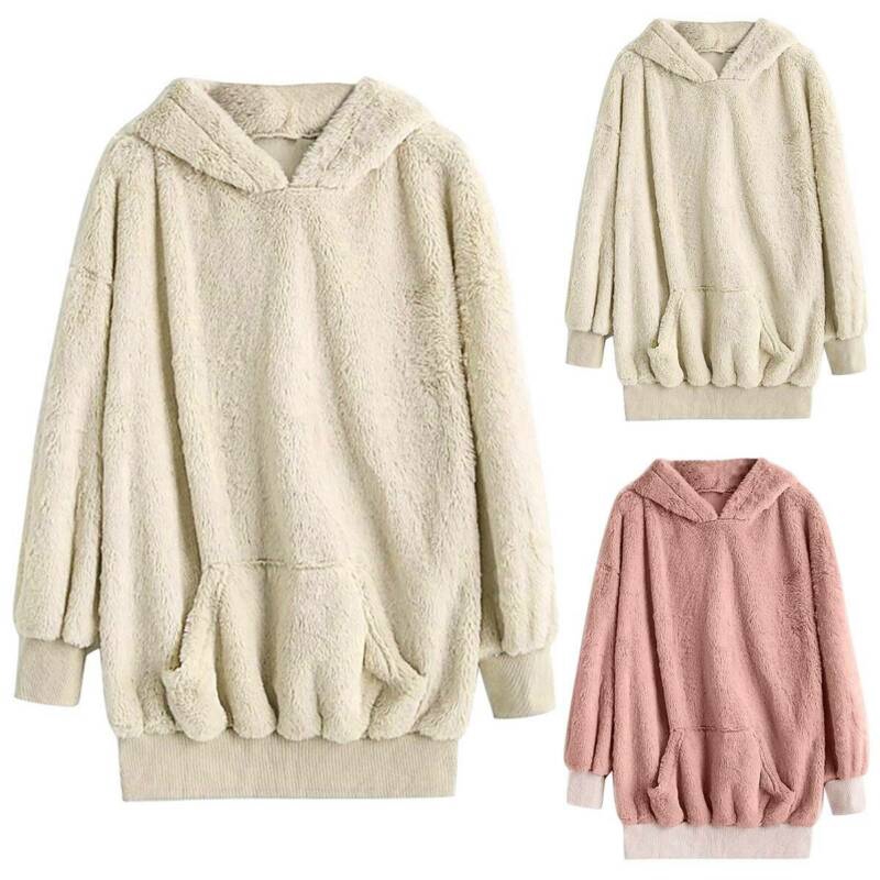 fluffy womens hoodie