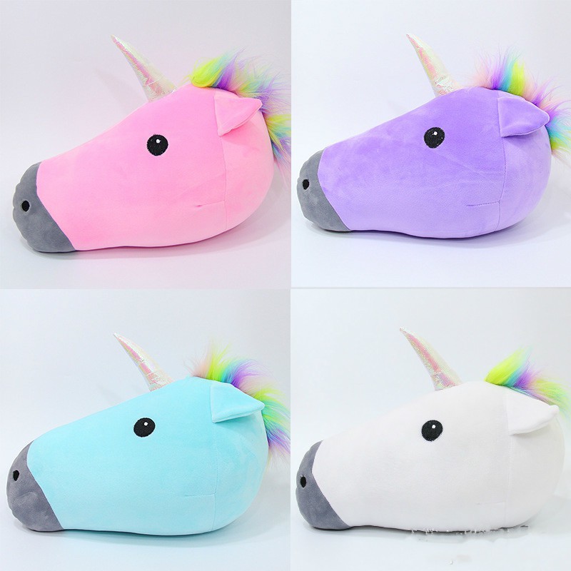 unicorn emoji pillow