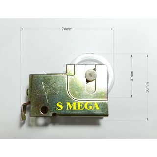 Aluminium sliding cabinet door anti jump roller Roda Aluminium sliding cabinet door anti jump roller Roda