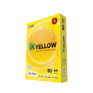 IK Yellow A4 Paper 70GSM/80GSM 450's / Kertas A4 / Kertas Fotostat ...