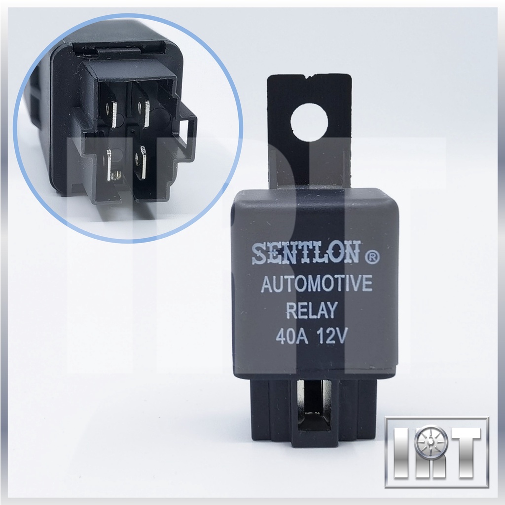 4 Pin Aircon Relay Headlamp Relay 12V 40A Automotive Car Kereta Aircond