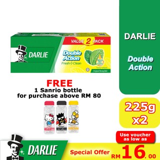 Darlie Original Double Action Toothpaste Ubat Gigi (225g x ...