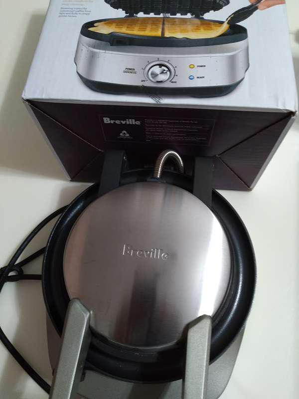 Breville the NoMess Waffle Maker Classic BWM520 Shopee Malaysia