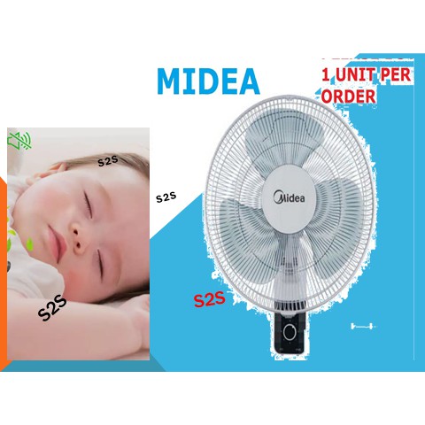 Ship In 24 Jam Midea 16 Powerful Wall Fan Mf 16fw6h Mf 16fw15ka Kipas Dinding 16 Baby Shopee Malaysia