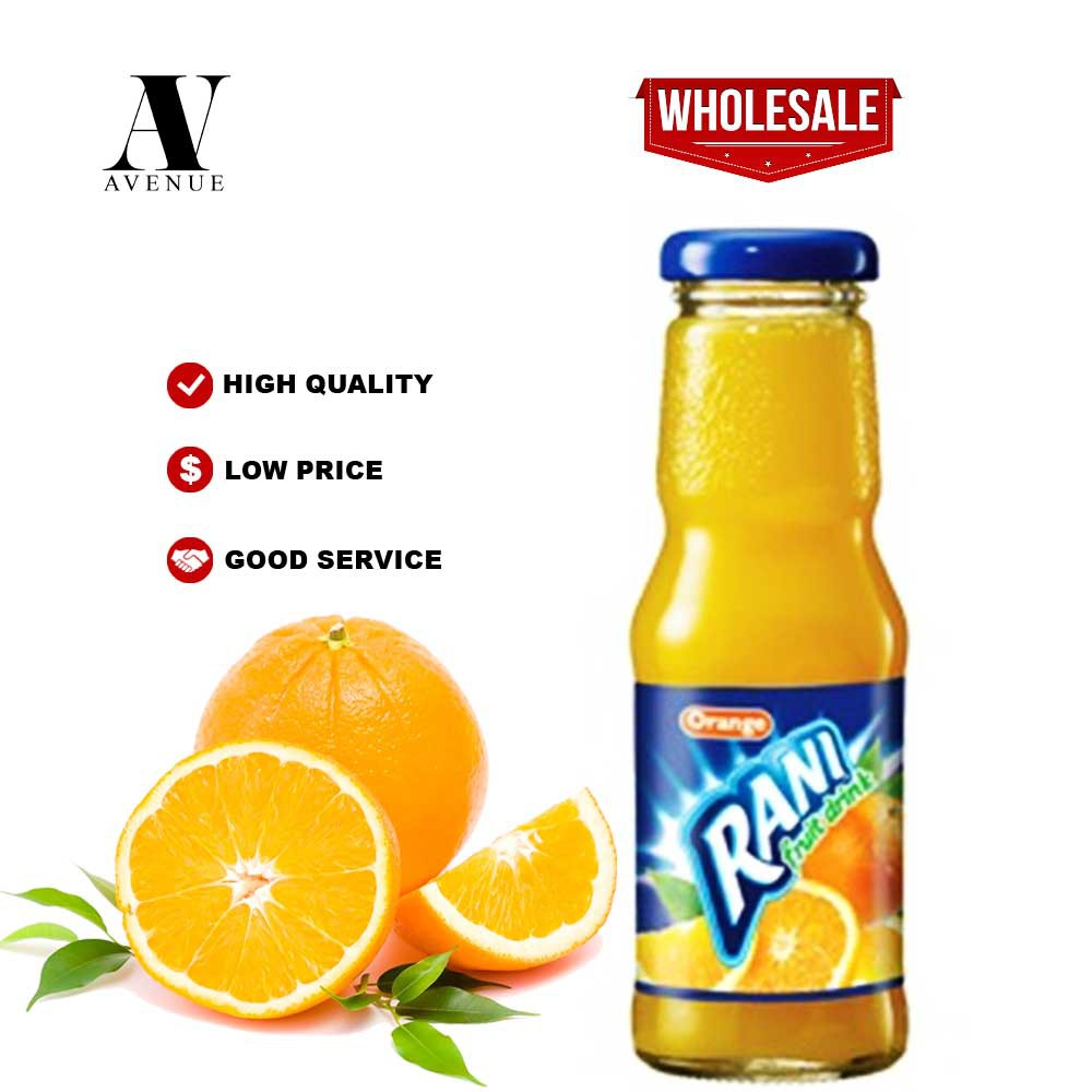 Rani Orange Fruit Drink Juice 0 Ml Glass B