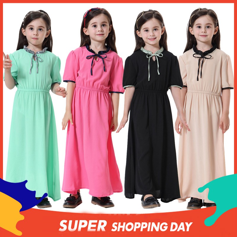  Baju  Raya 2021 Kids Dress Girls Clothing Fashion Blouse 