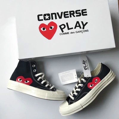converse shoes with heart