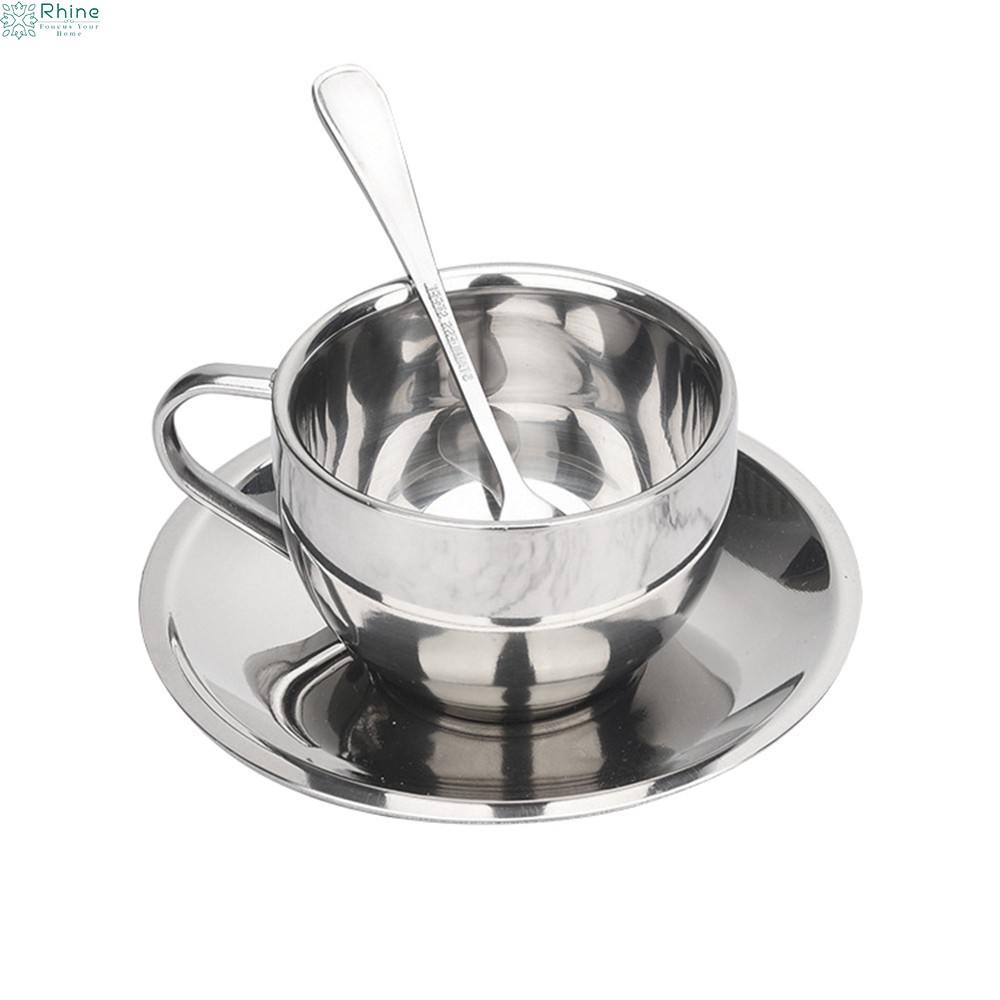 Rhine Stainless Steel Coffee Cups Set / Coffee Set / Tea Cups Set / Tea