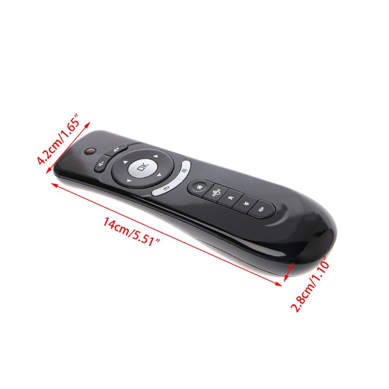Durable Must 2.4GHz Fly Air Mouse T2 Remote Control Wireless 3D Gyro Motion Stick Sense Versatile Have - Image 3