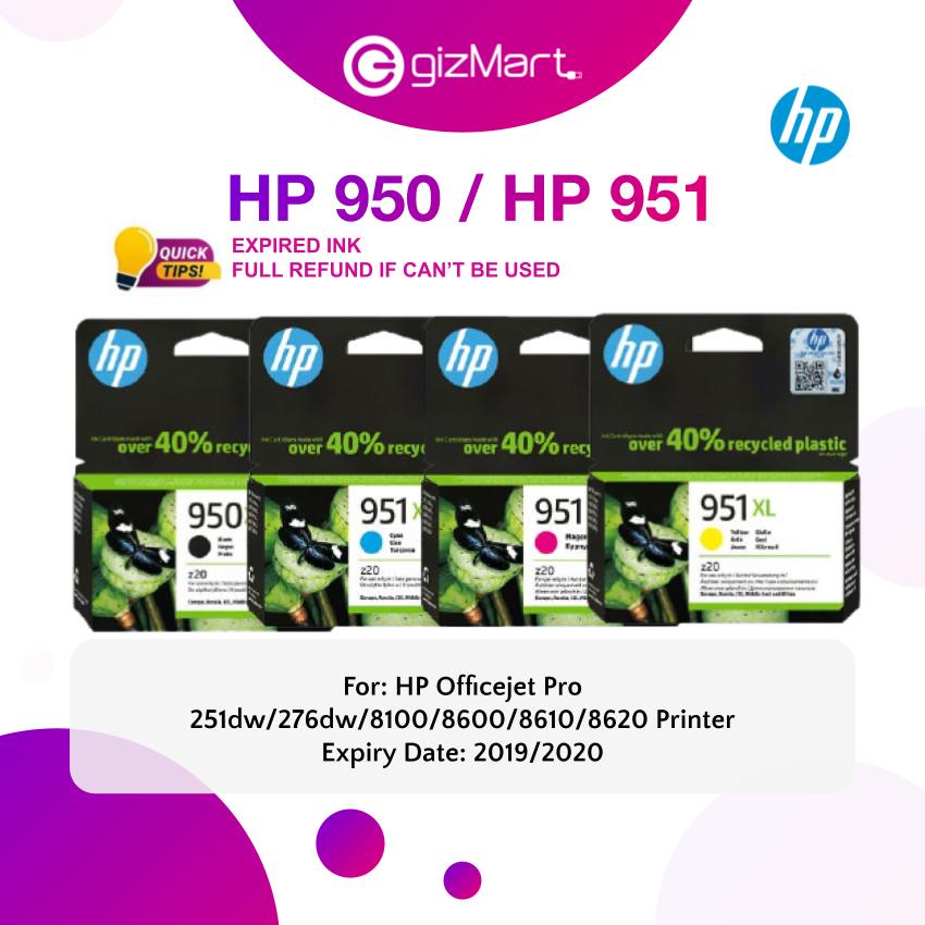 (New Sealed Expired) HP 950XL HP 951XL HP950 XL HP951 XL Ink Cartridge