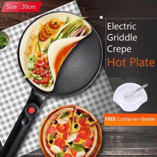 💥💥BEST SELLER💥💥 ELECTRIC GRIDDLE CREPE HOT PLATE - DT478