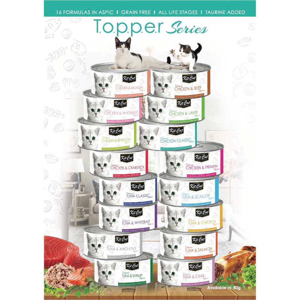 Kit Cat Super Premium Grain Free Wet Food 70gm / 80gm Shopee Malaysia