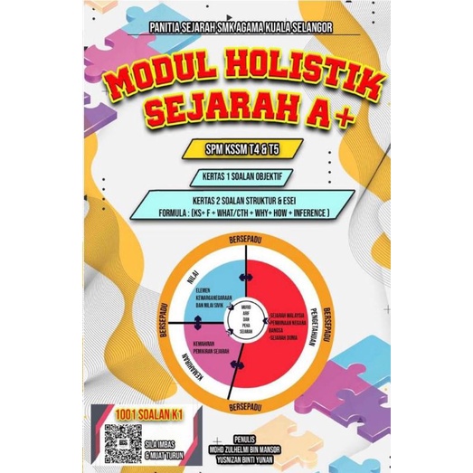 Modul Holistik Sejarah A Spm Kssm Tingkatan 4 5 Buku Latihan Shopee Malaysia