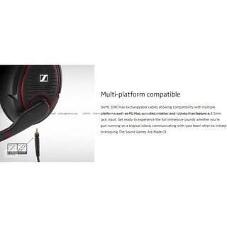 EPOS Sennheiser GAME ZERO - PC Gaming Headsets Headphones 