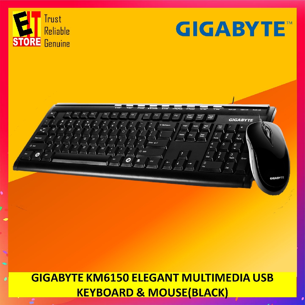 GIGABYTE KM6150 / KM6300 ELEGANT MULTIMEDIA USB KEYBOARD & MOUSE