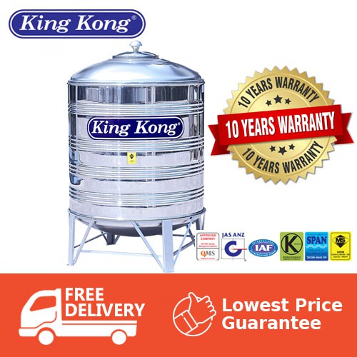 King Kong Hr Series Stainless Steel Water Tank Tangki Air With Stand Shopee Malaysia 1284