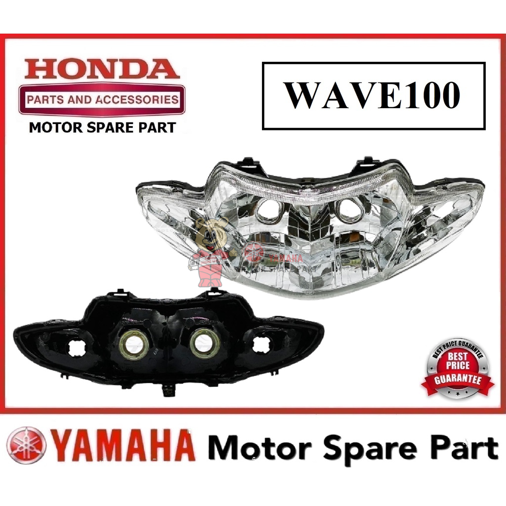 HONDA WAVE100 HEAD LAMP // HEADLAMP HEADLIGHT HEAD LIGHT LAMPU DEPAN
