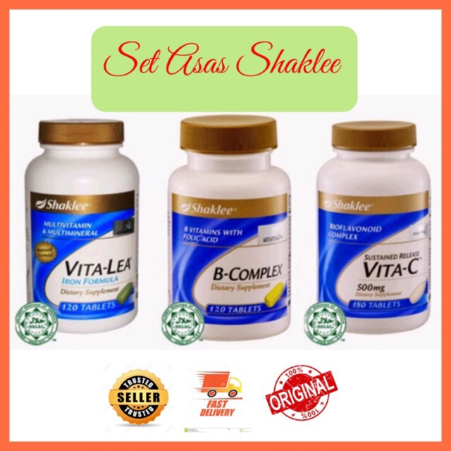 Hot Salesbasic Set Shaklee Vitalea B Complex Vitamin C Repack