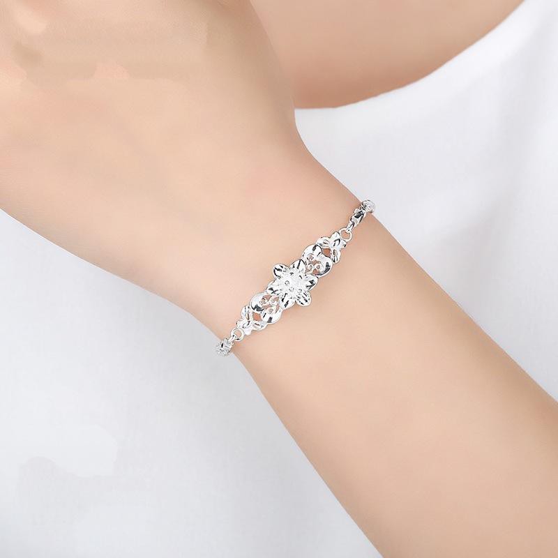 pure silver bracelet for womens