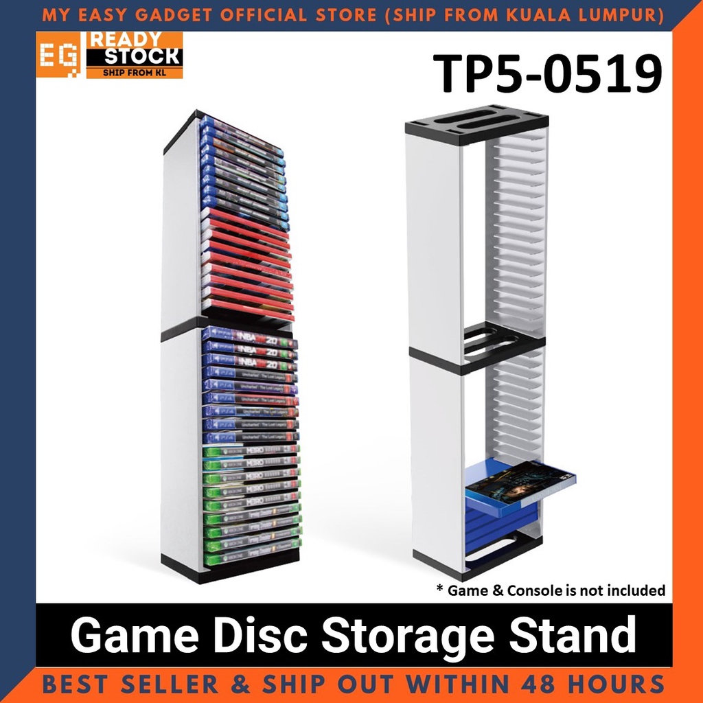 DOBE PS4 Games Storage Stand For Game Card Box Fit for PS5 / Xbox