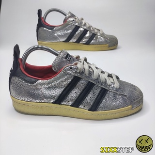 Adidas superstar outlet silver topshop