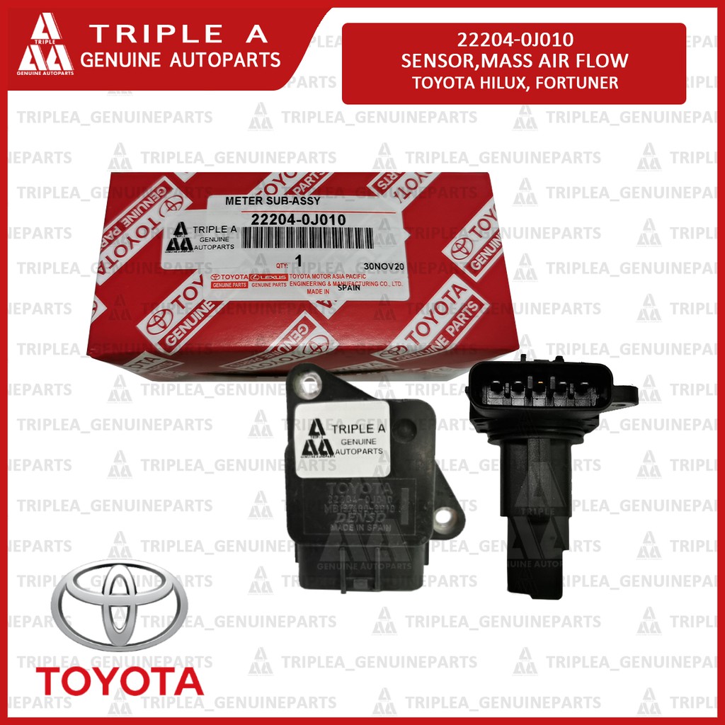222040J010 Mass Air Flow Sensor for Toyota Hilux Fortuner MAF Meter