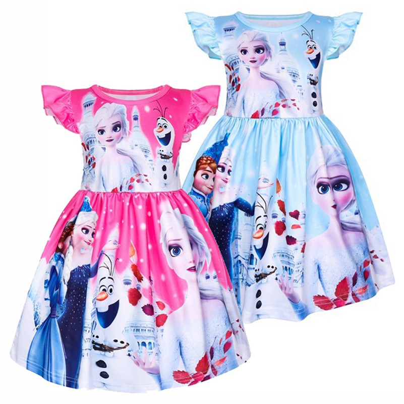 elsa frozen pink dress