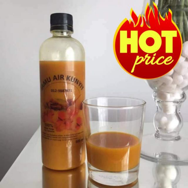 Jamu Air Kunyit Asli Resepi Original Indonesia Tanpa Bahan Pengawet Shopee Malaysia