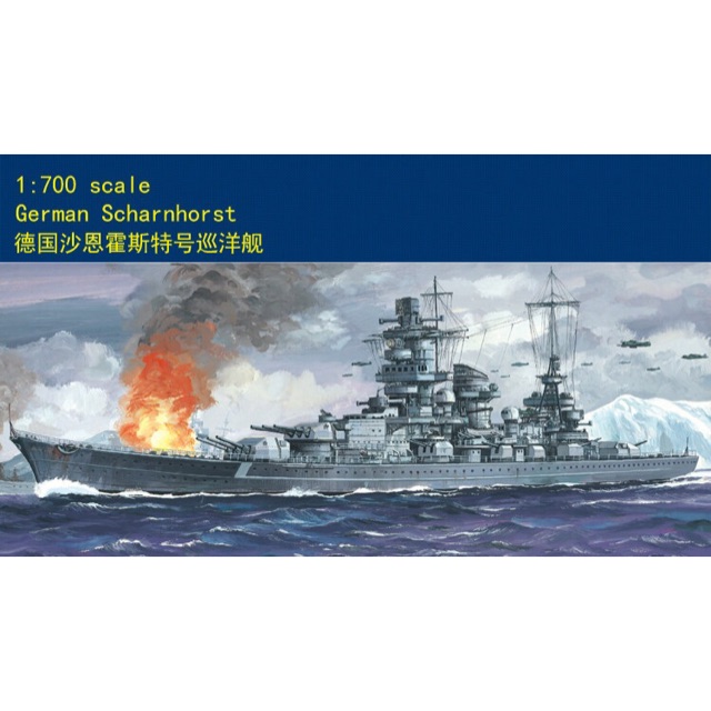 German Scharnhorst 1/700 Mini Hobby Models 80917 | Shopee Malaysia