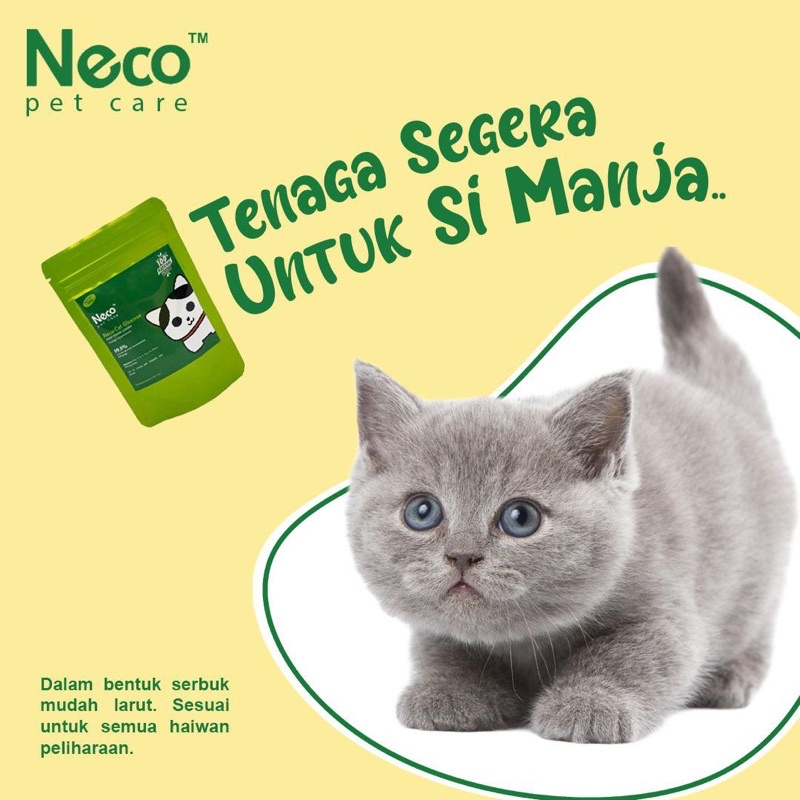 Neco Cat Glucose 50g Untuk Demam / Sakit / Cirit Birit