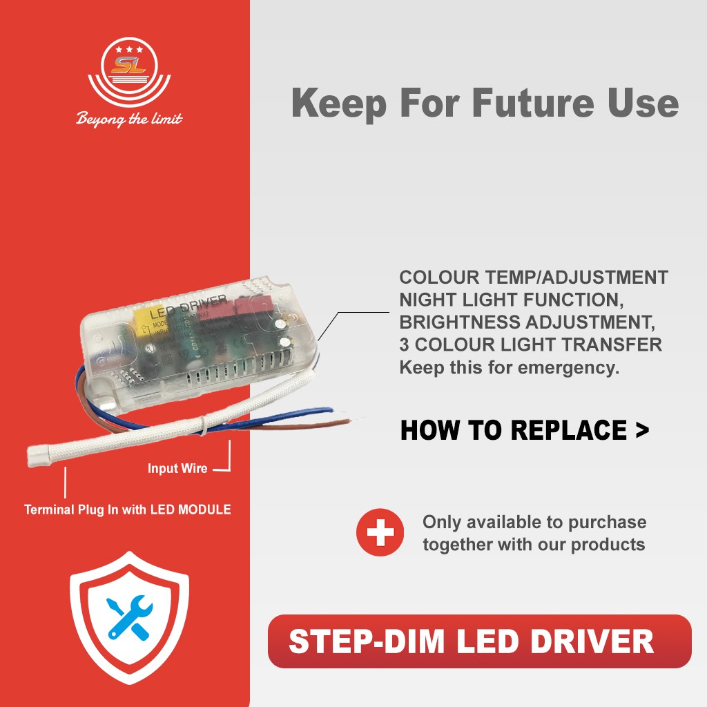 (Add on For Future Use Only) SL LIGHTING Stepless  Dimming LED Driver