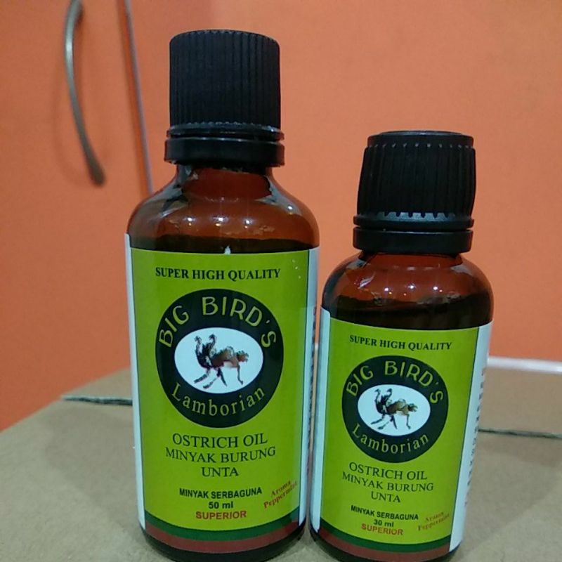 MINYAK BURUNG UNTA (OSTRICH OIL) Multipurpose Oil (Minyak Serbaguna 30ml & 50ml)