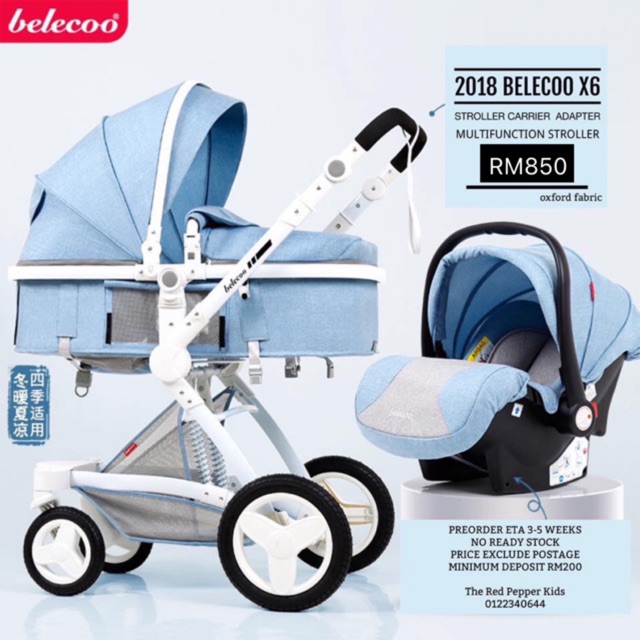 belecoo bassinet stroller